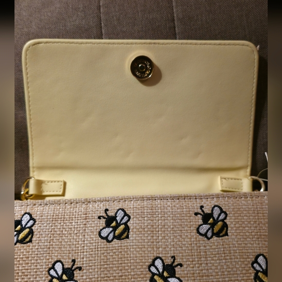 Betsey Johnson Bee Embroidered Crossbody Bag - Picture 3 of 6